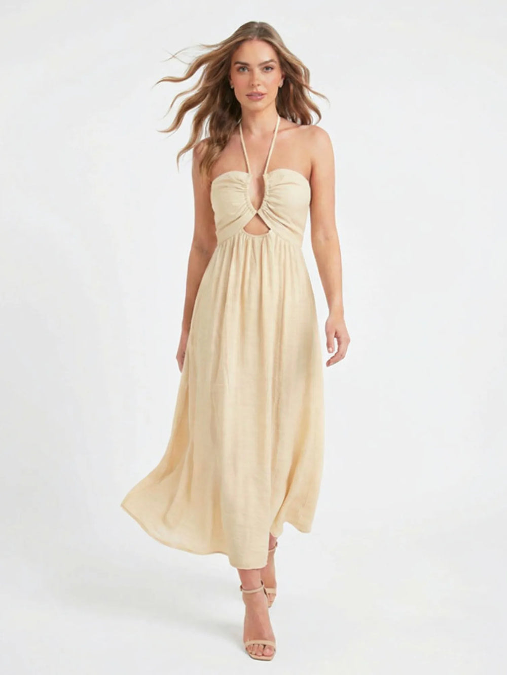 Vestido Largo Miyu Amarillo