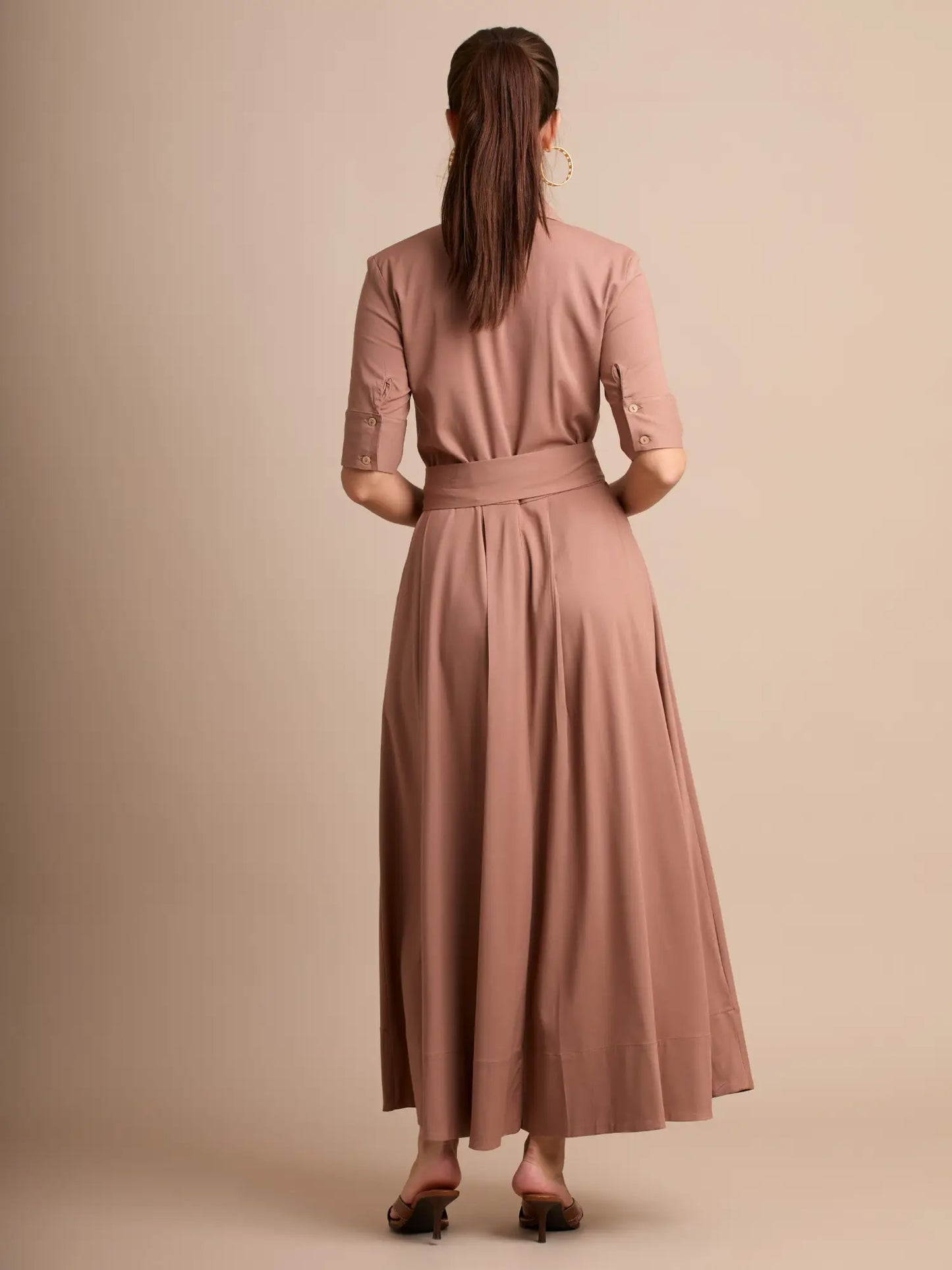 Vestido Largo Toledo Café