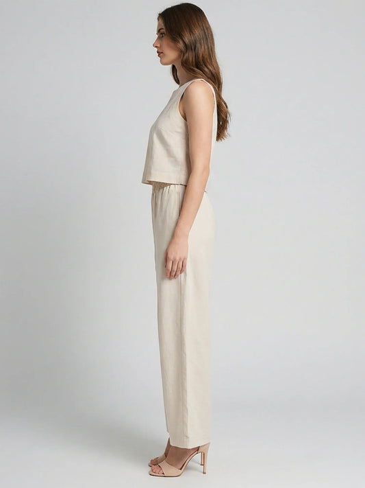 Pantalon Largo Soria Sand