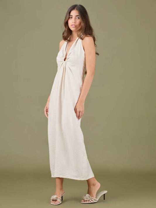 Vestido Largo Tiziana Ivory