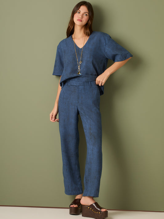 Pantalon Largo Susie Navy