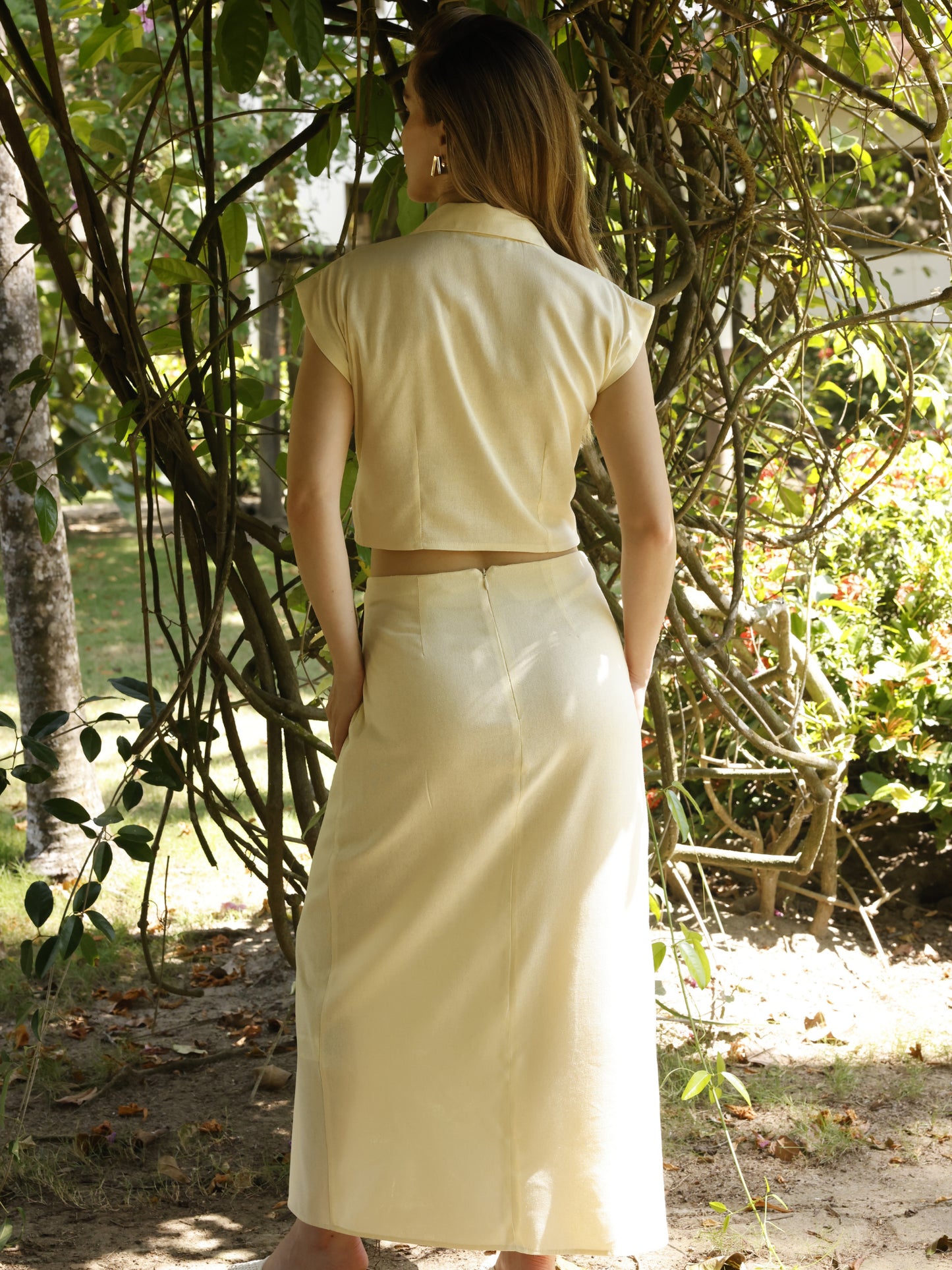 Falda Larga Ariadne Amarilla