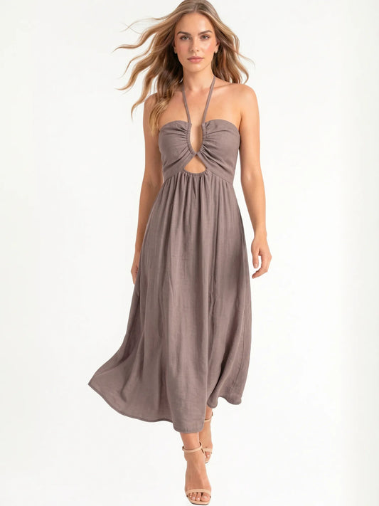 Vestido Largo Miyu Cafe