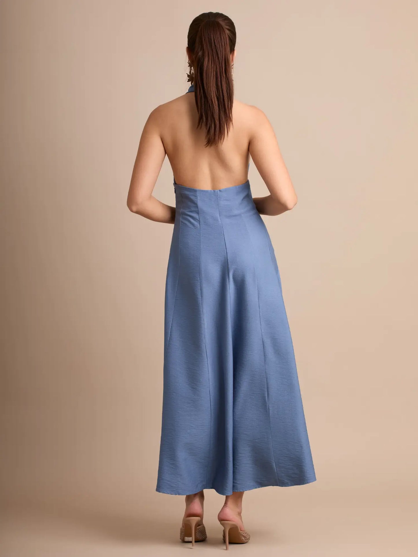 Vestido Largo Biela Azul