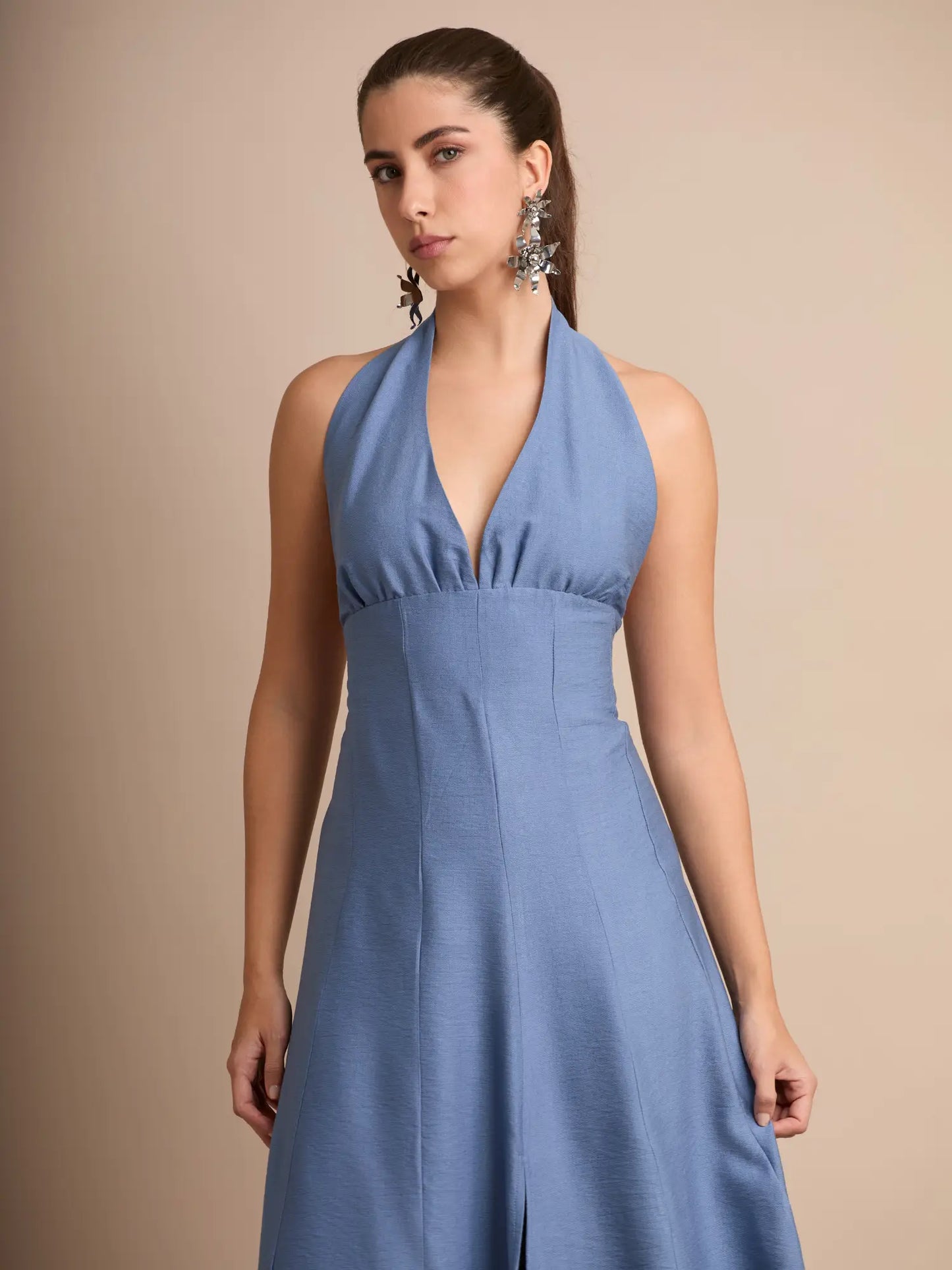 Vestido Largo Biela Azul