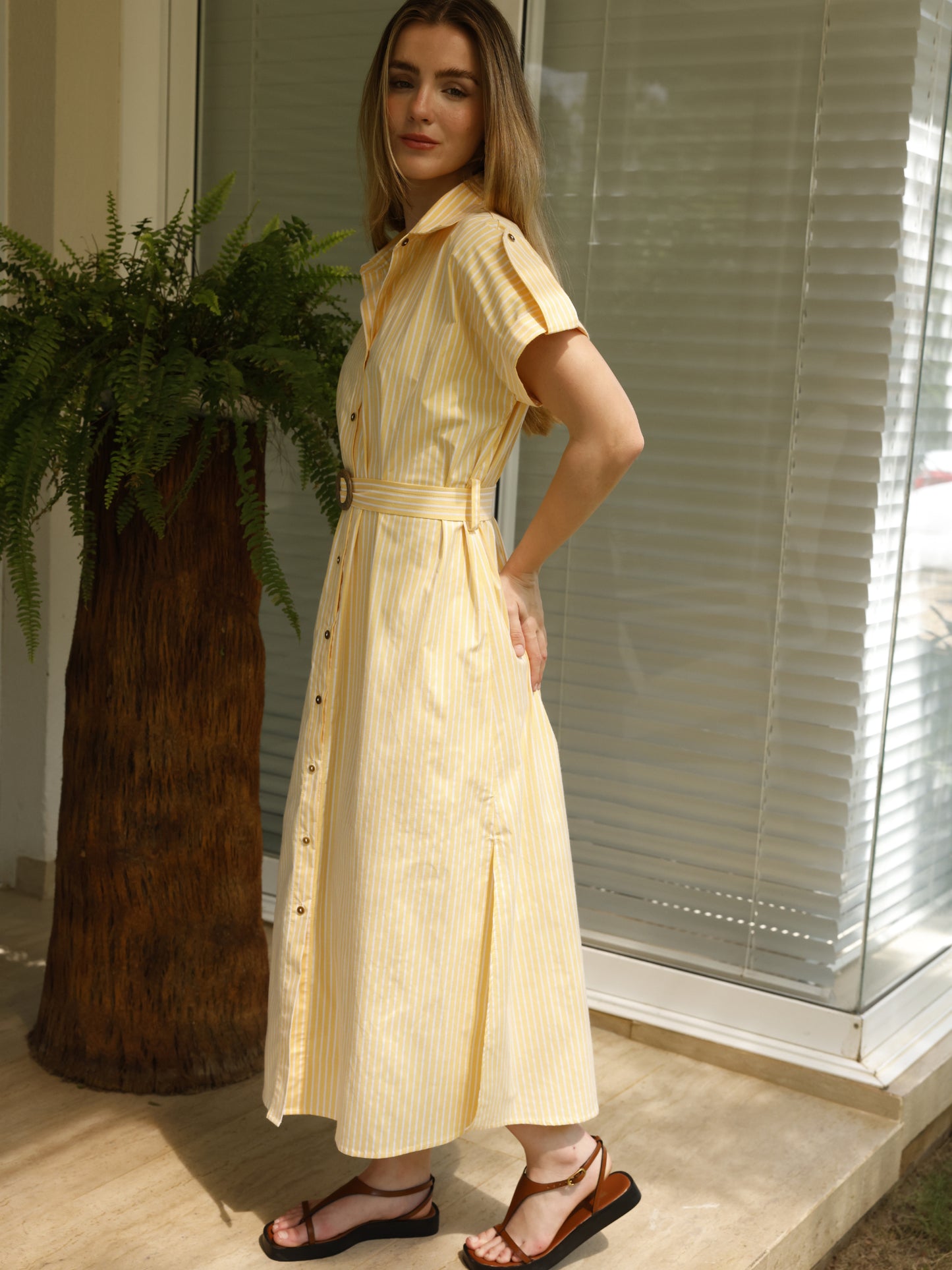 Vestido Largo Azara Amarillo