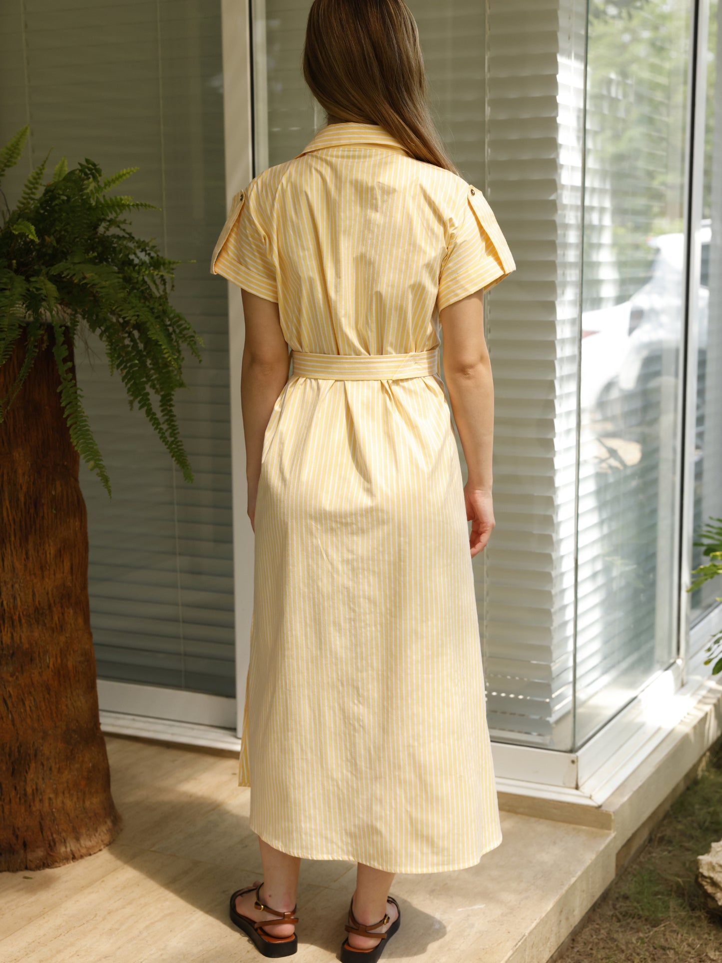 Vestido Largo Azara Amarillo