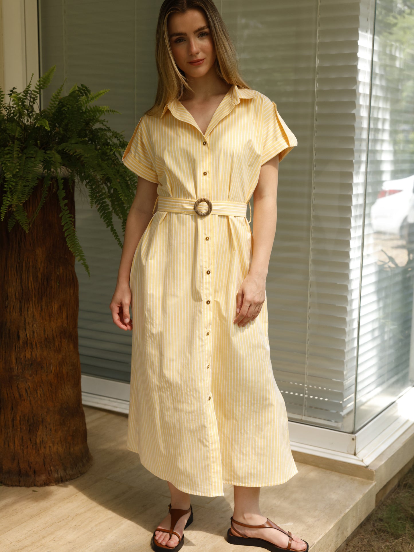 Vestido Largo Azara Amarillo