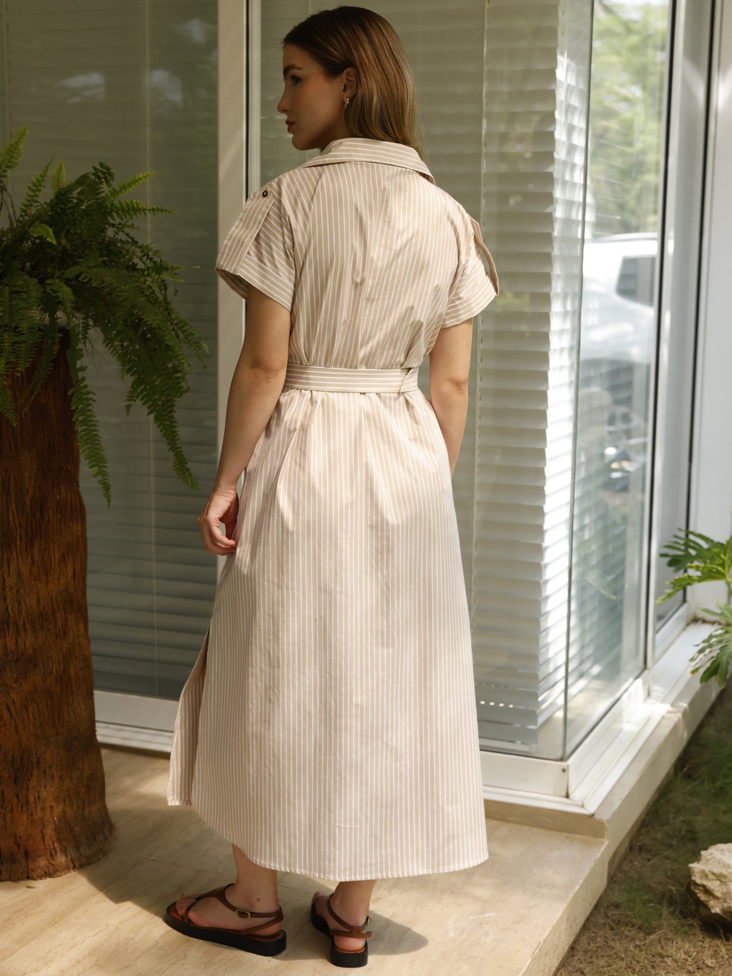 Vestido Largo Azara Sand