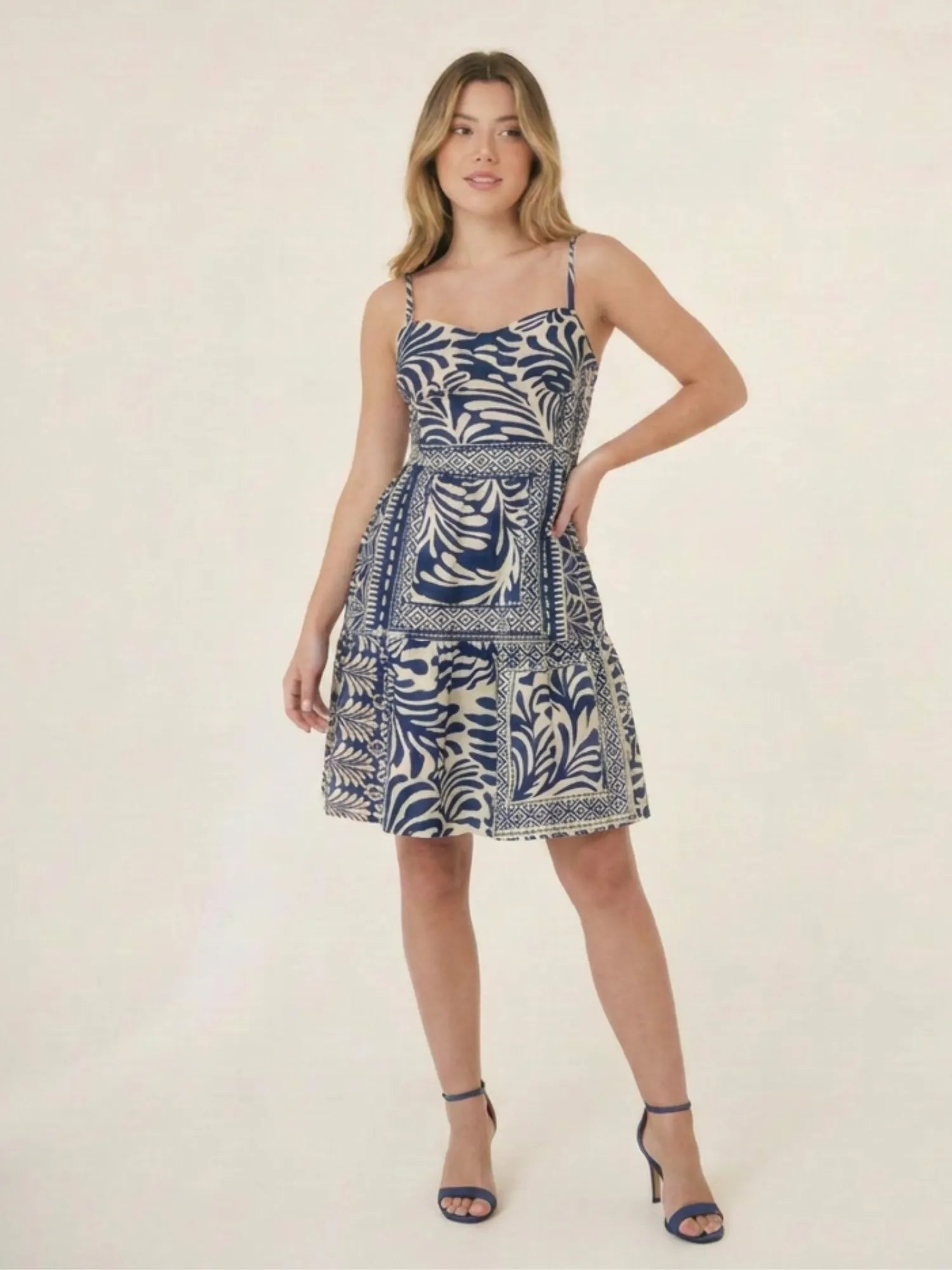 Vestido Corto Mariela Navy