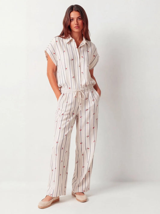 Pantalon Largo Moldavia Natural