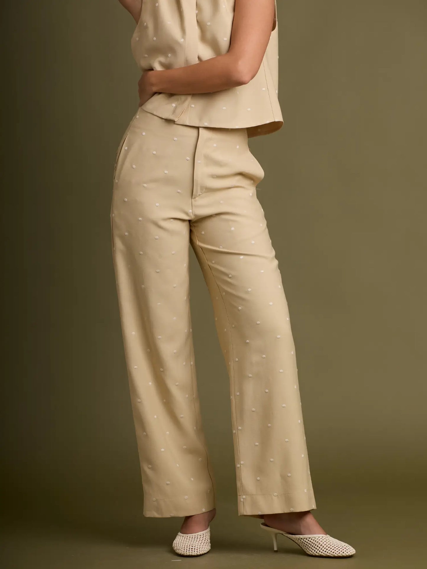 Pantalon Largo Guizio Beige