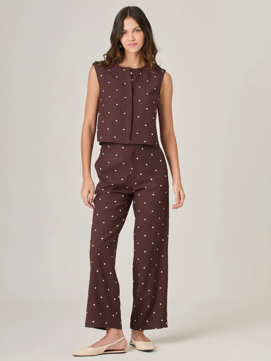 Pantalon Largo Guizio Cafe