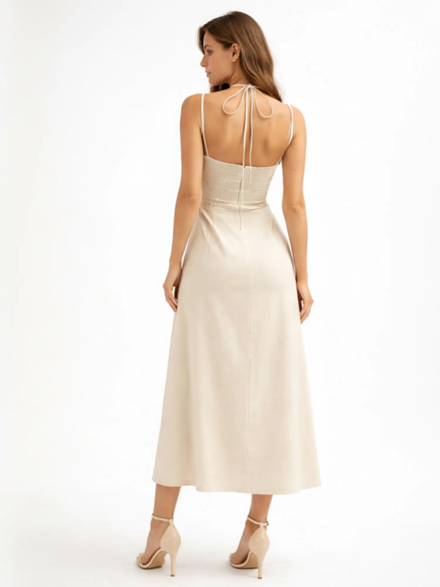 Vestido Largo Bellina Sand