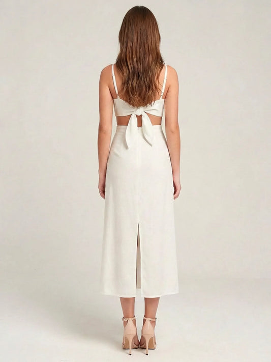 Vestido Largo Adolfina Blanco