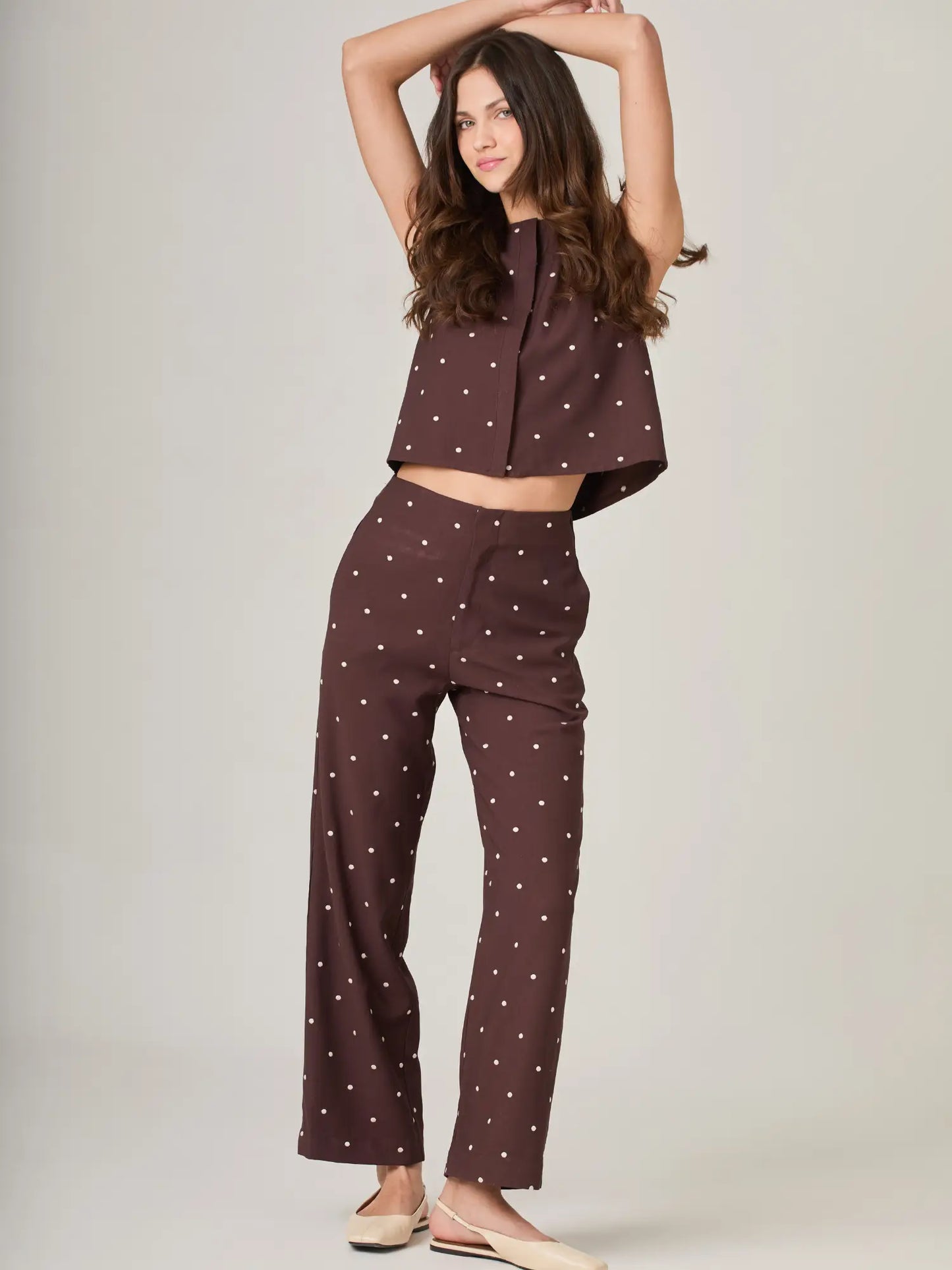 Pantalon Largo Guizio Cafe