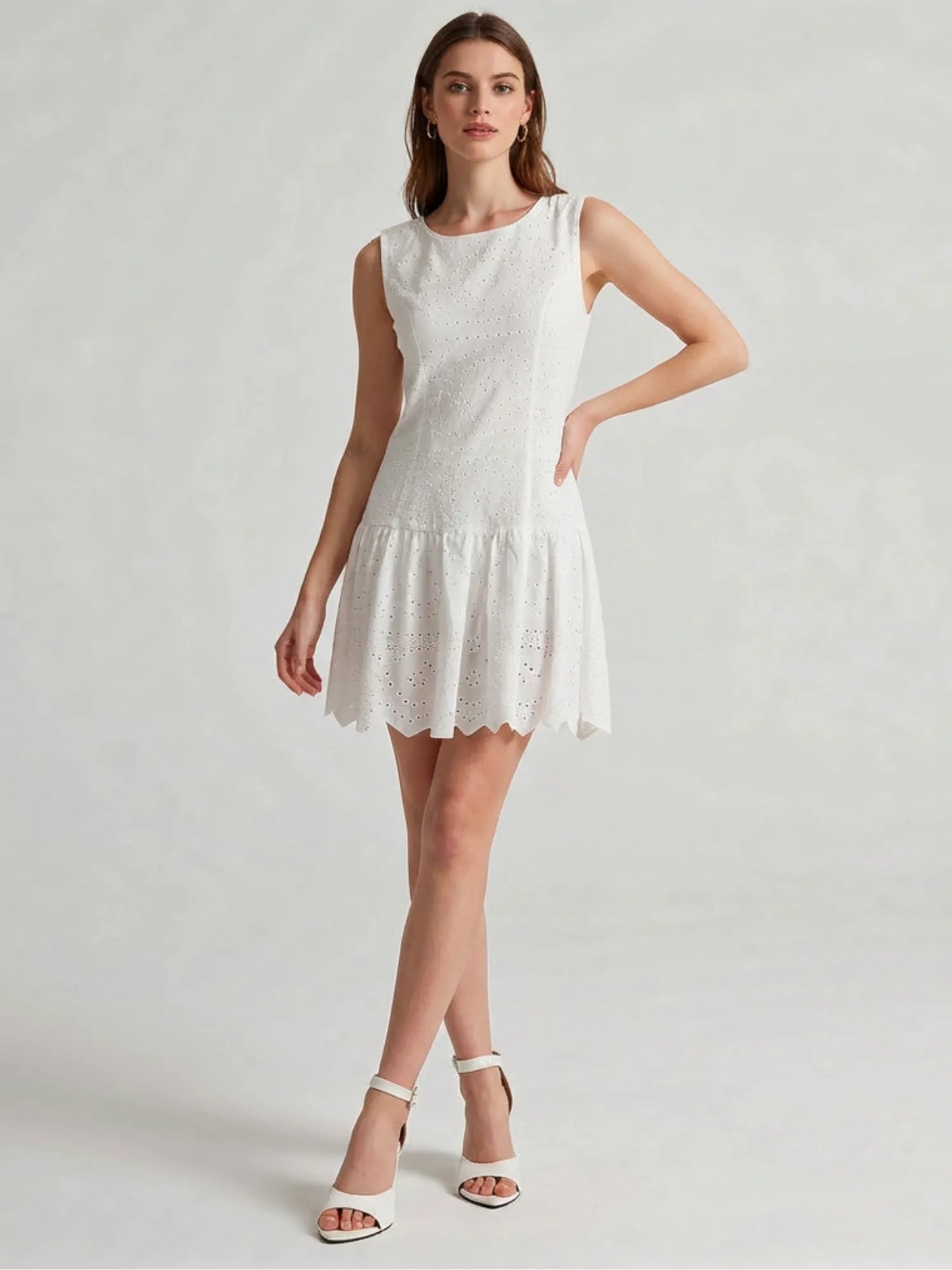 Vestido Corto Nadu Blanco