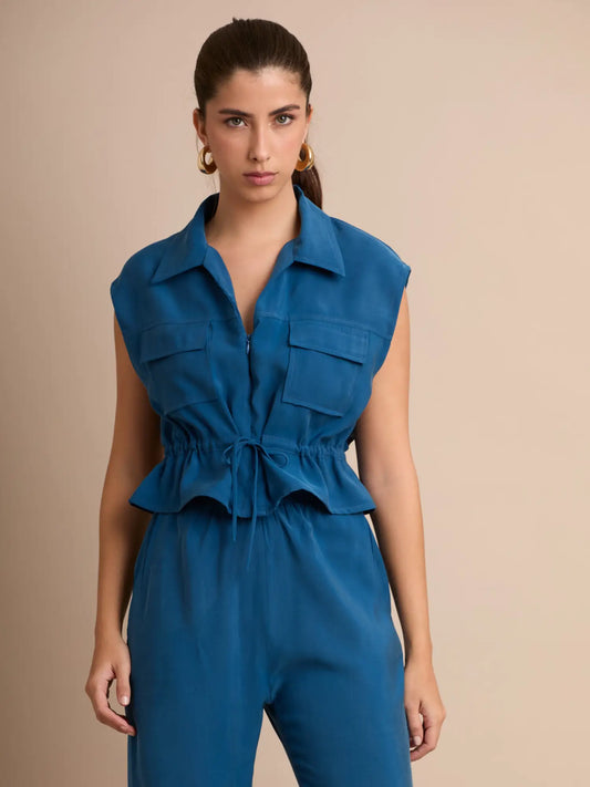 Blusa Carlina Petroleo