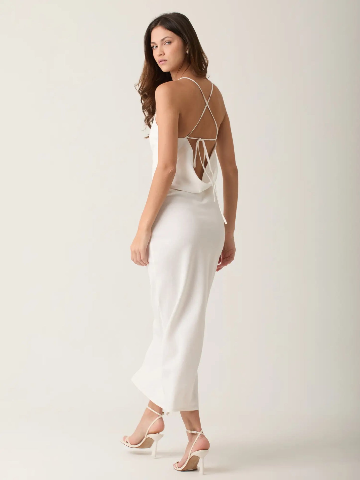 Vestido Largo Renisa Blanco