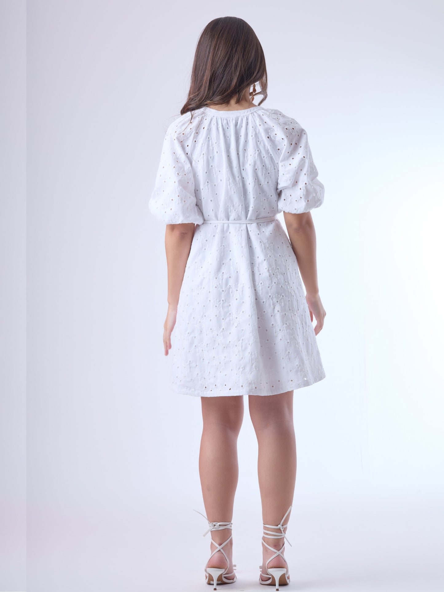 Vestido Corto Artenny Blanco
