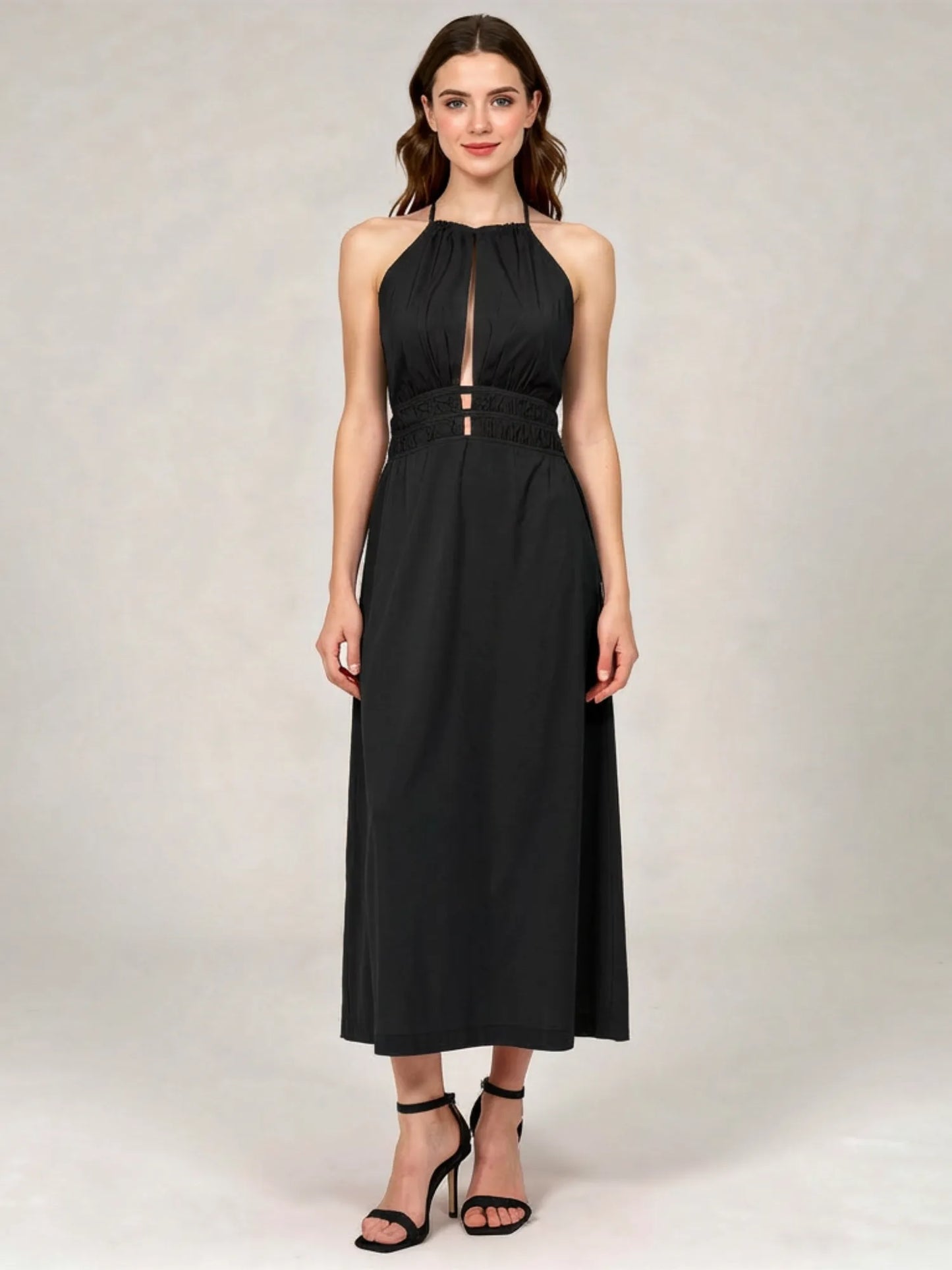 Vestido Largo Mulan Negro