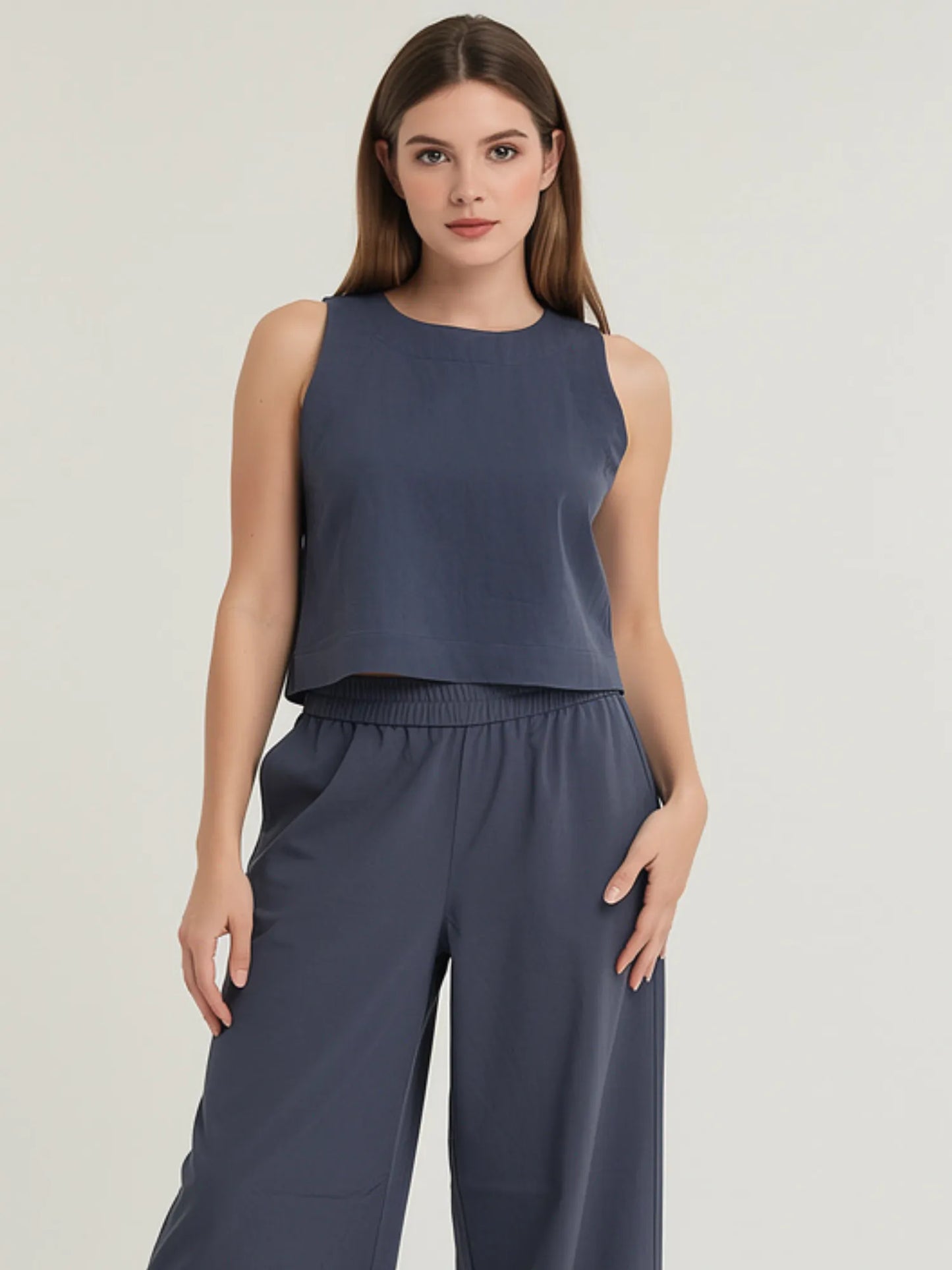 Blusa Soria Gris Oscuro