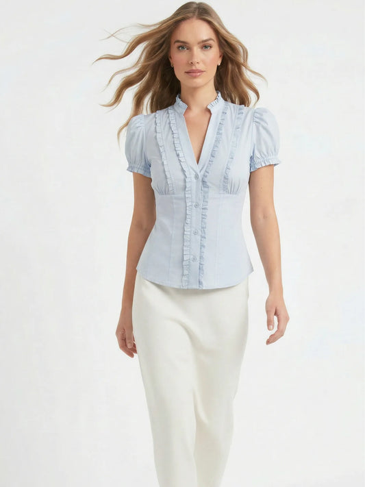 Blusa Liva Baby Blue