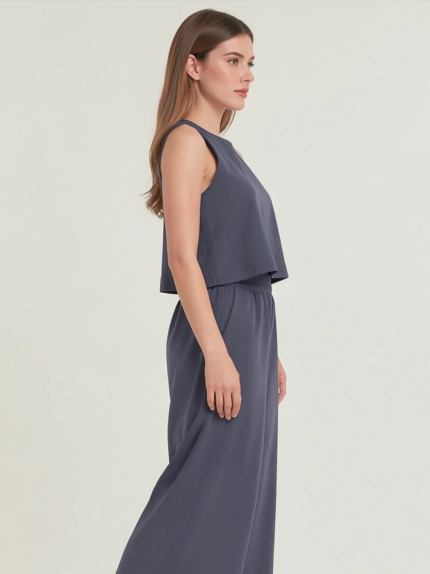 Blusa Soria Gris Oscuro