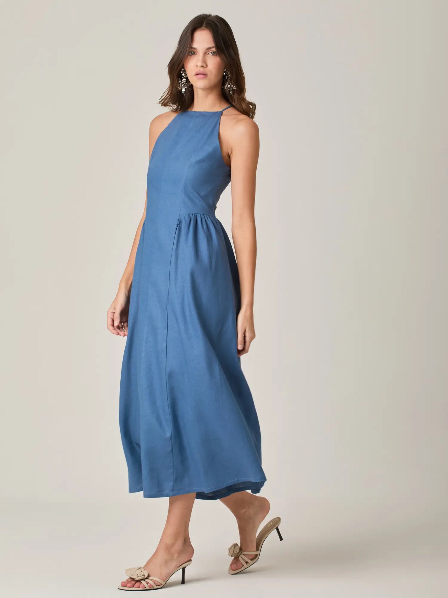 Vestido Largo Vallarta Indigo