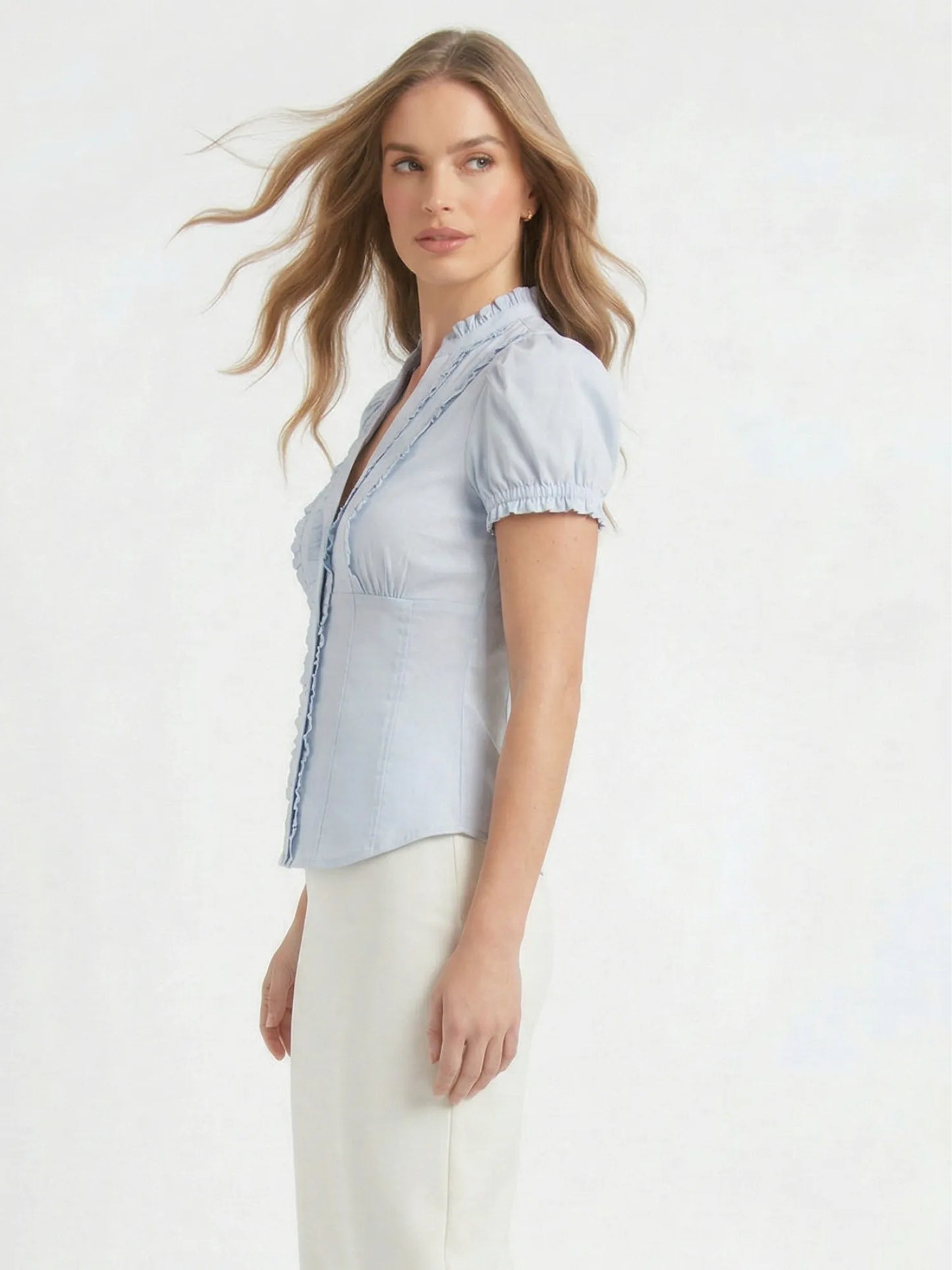 Blusa Liva Baby Blue