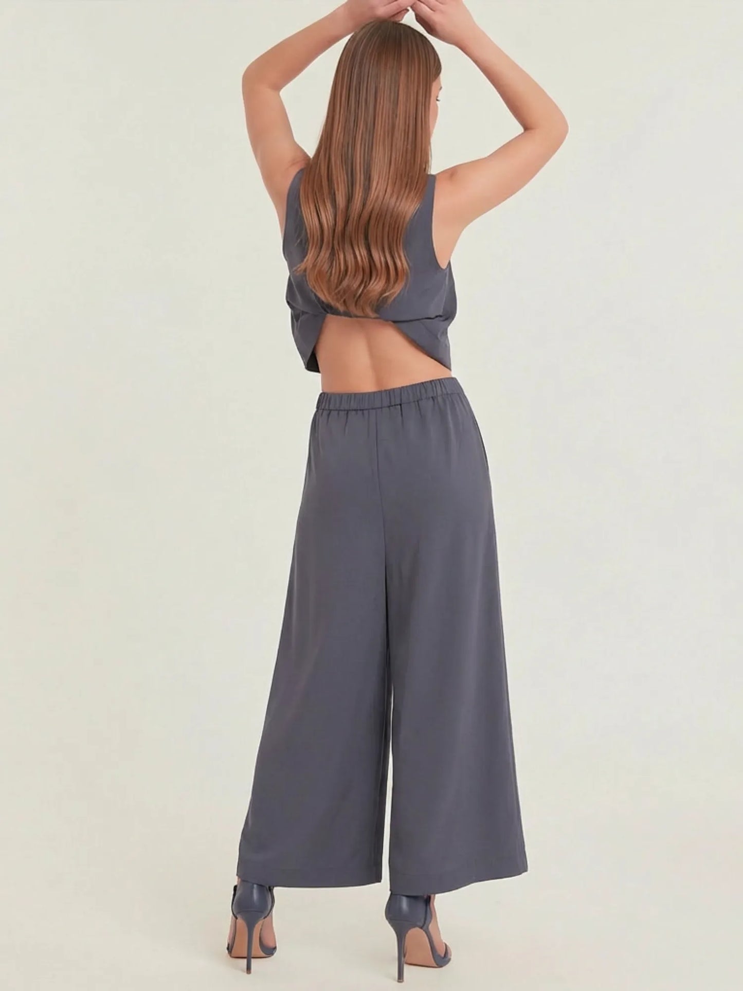 Pantalon Largo Soria Gris Oscuro