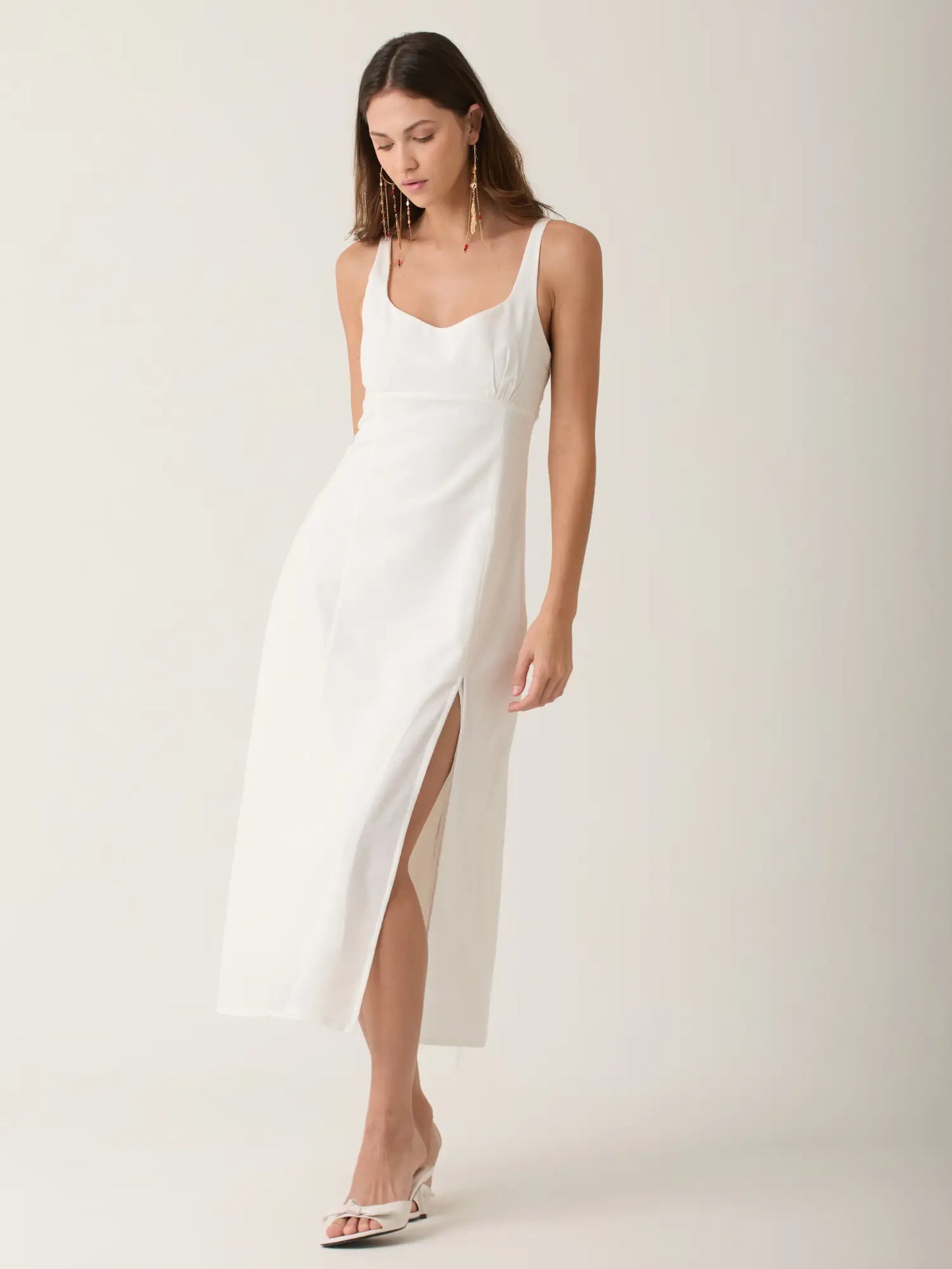 Vestido Largo Line Blanco