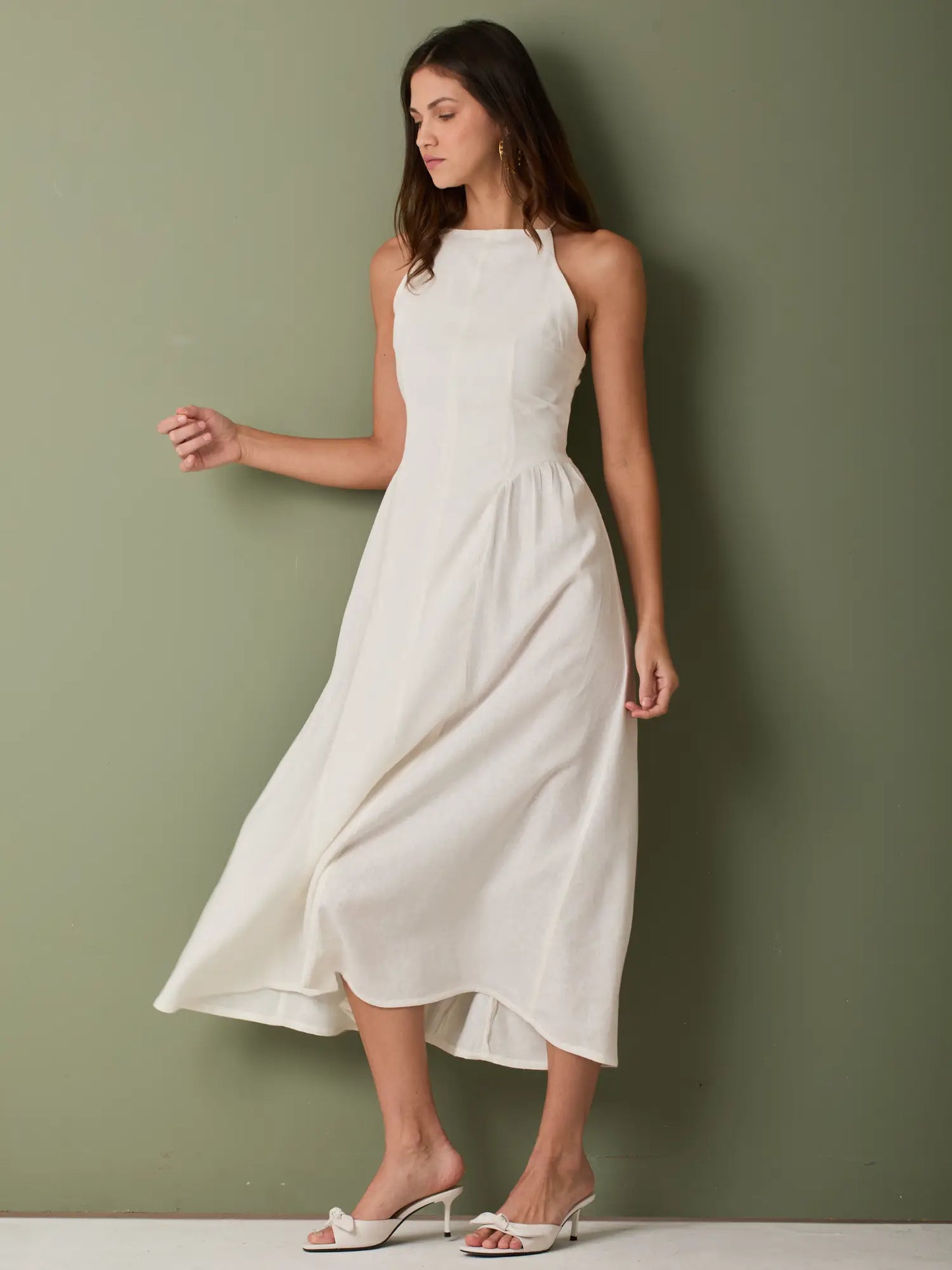 Vestido Largo Vallarta Blanco