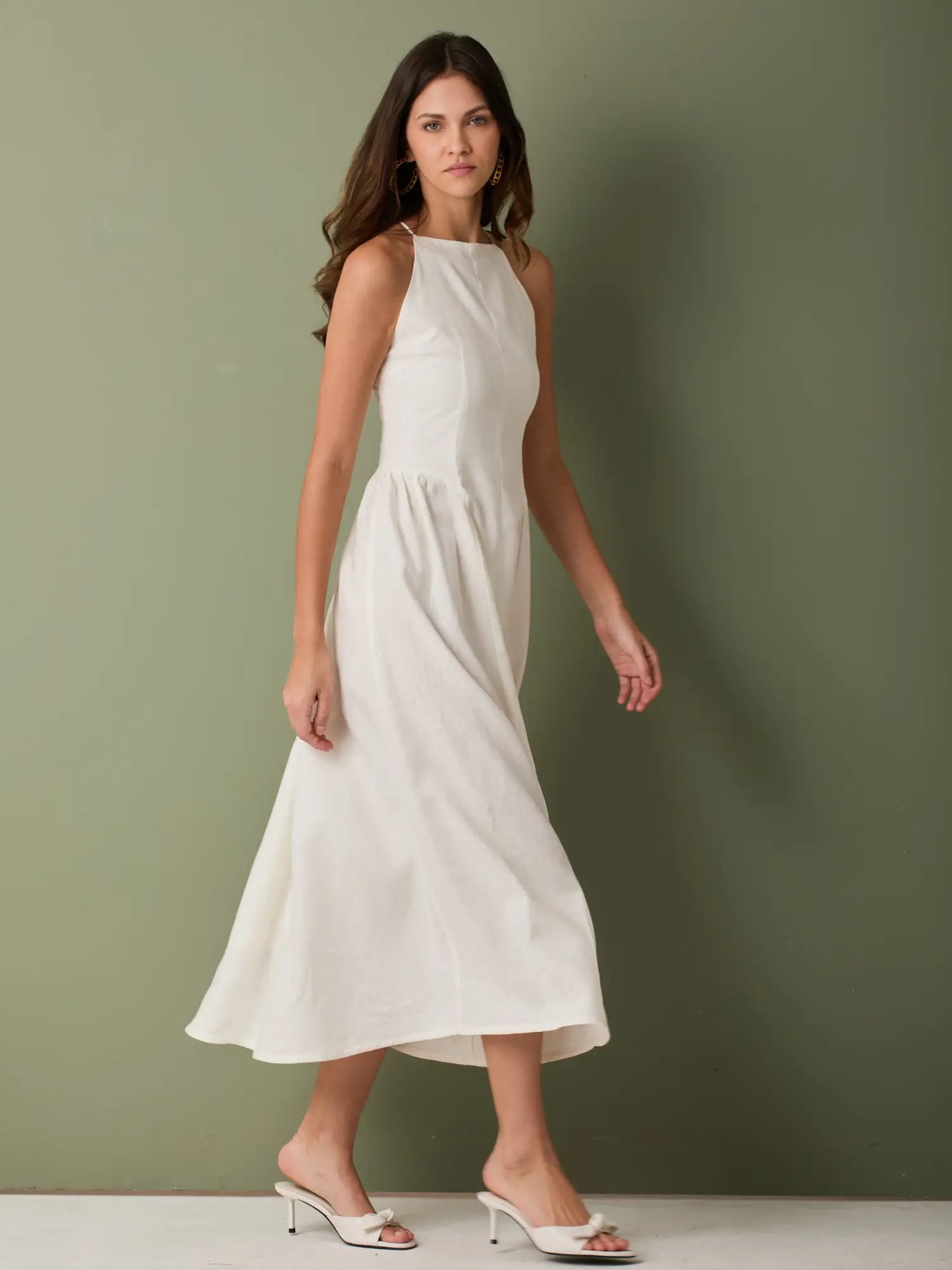 Vestido Largo Vallarta Blanco