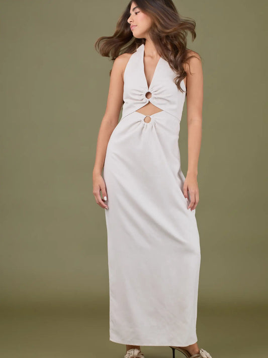 Vestido Largo Cornelia Natural