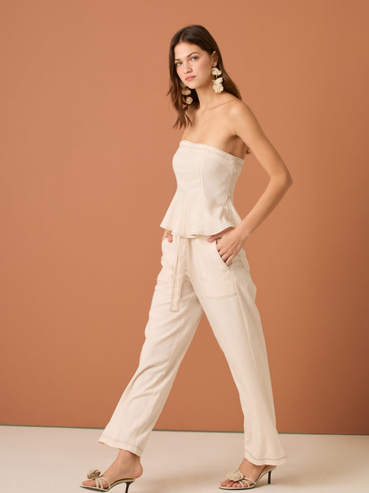 Pantalon Largo Gigi Natural