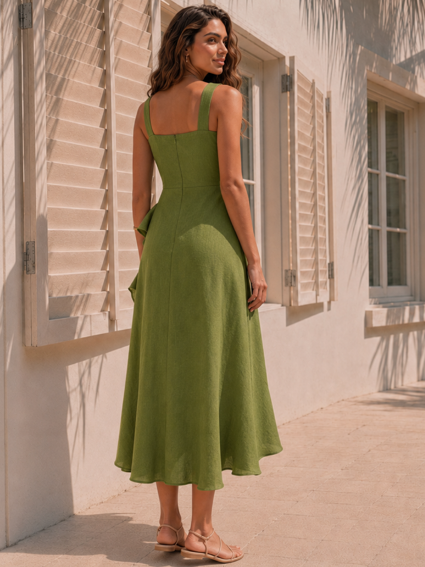Vestido largo Marla Verde