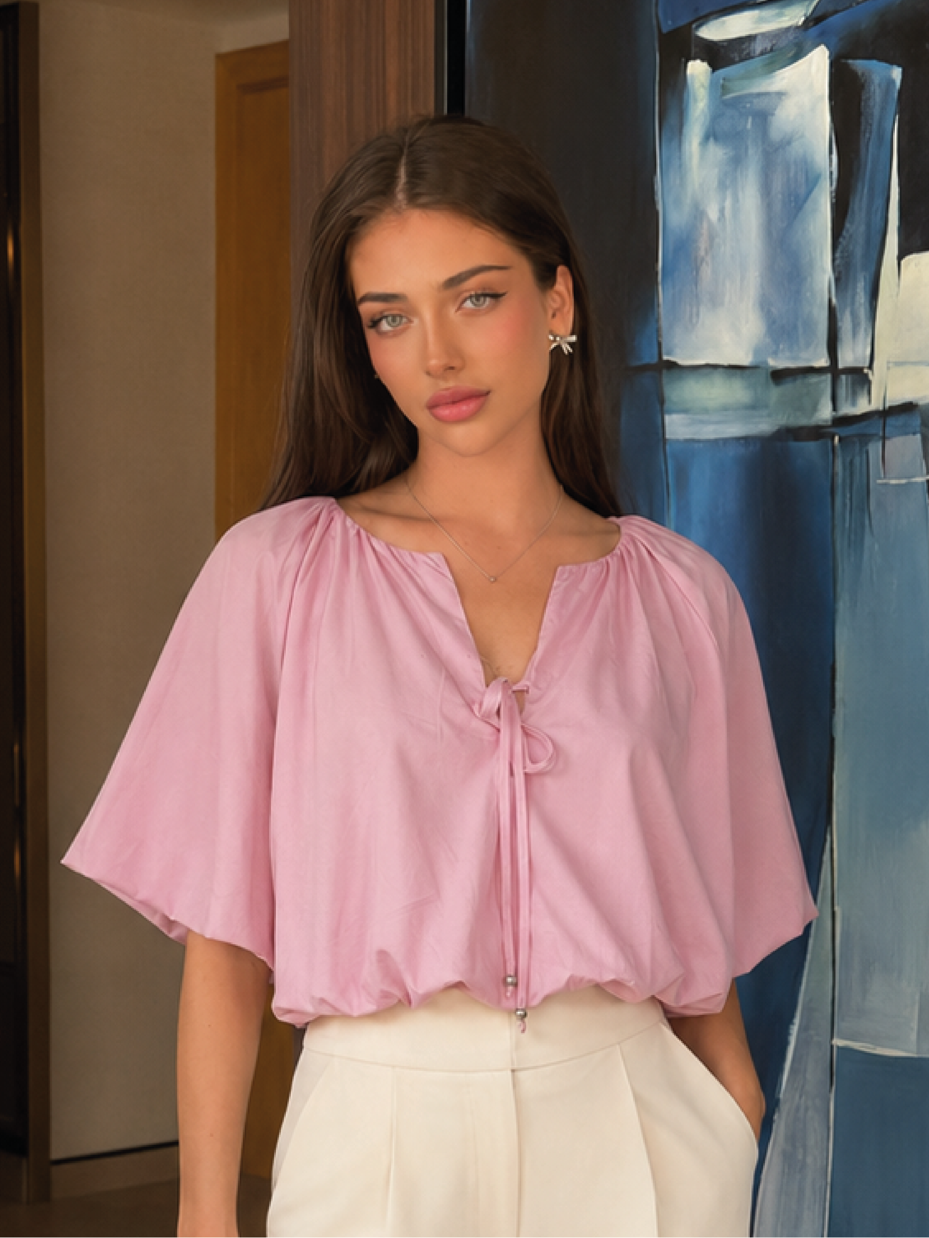 Blusa Dharma Rosa