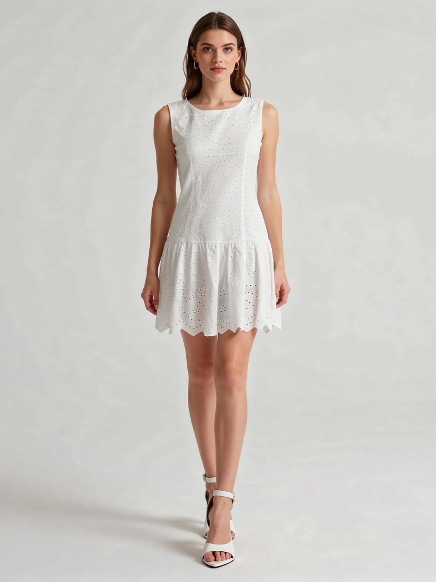 Vestido Corto Nadu Blanco