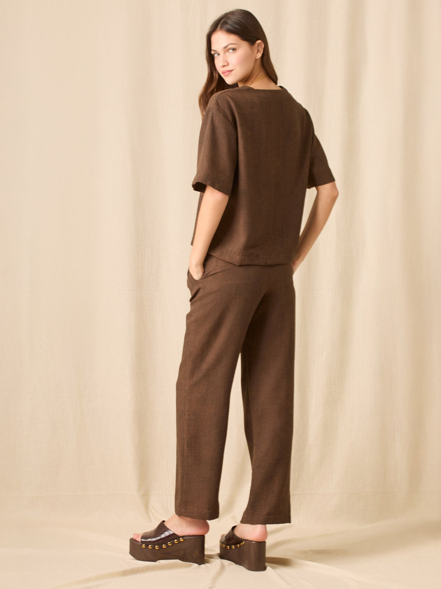 Pantalon Largo Susie Cafe