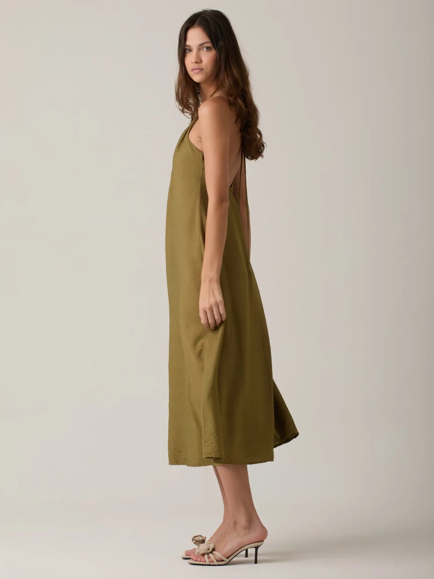 Vestido Largo Aurore Olivo