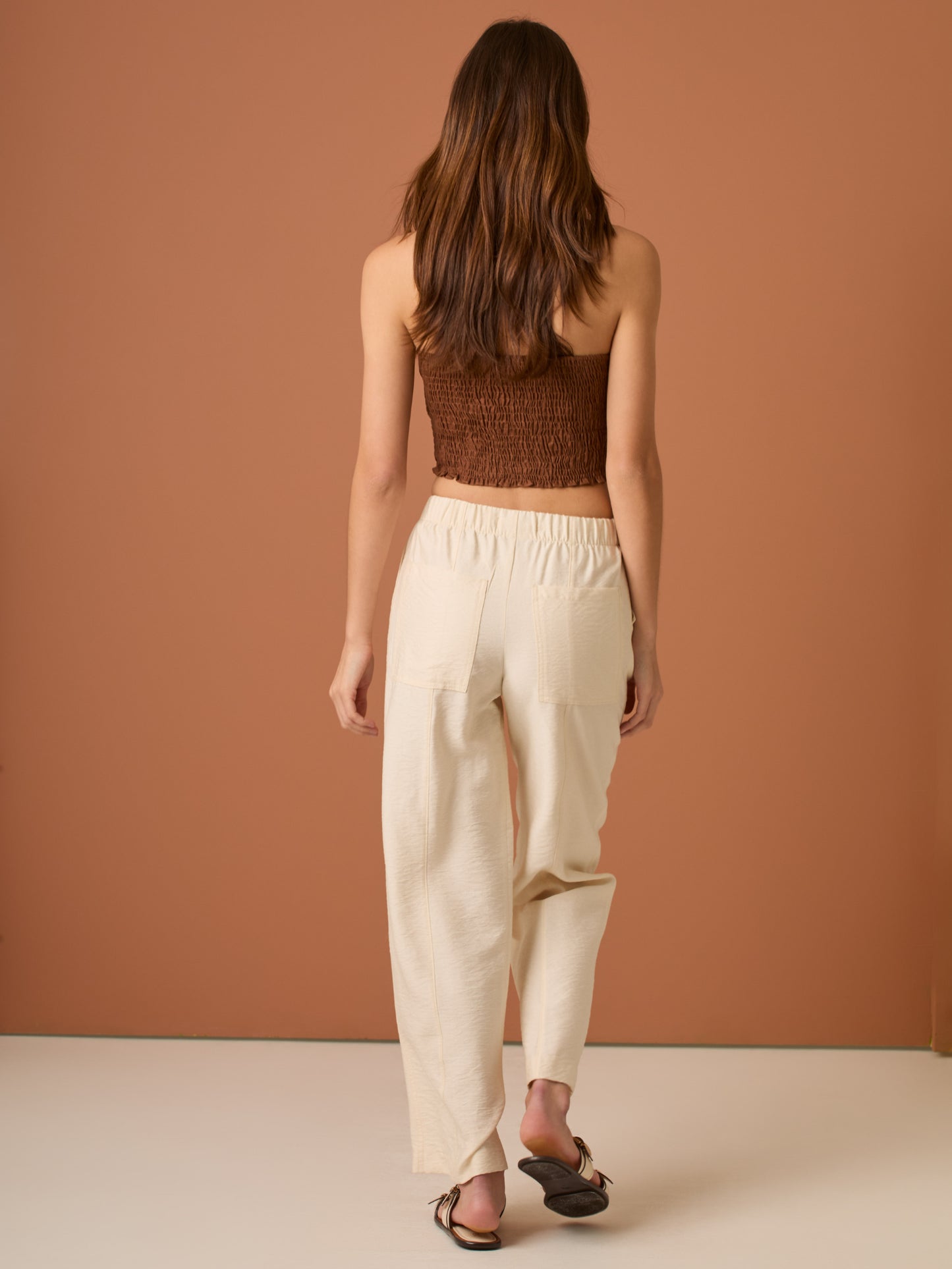 Pantalon Largo Balbora Vainilla