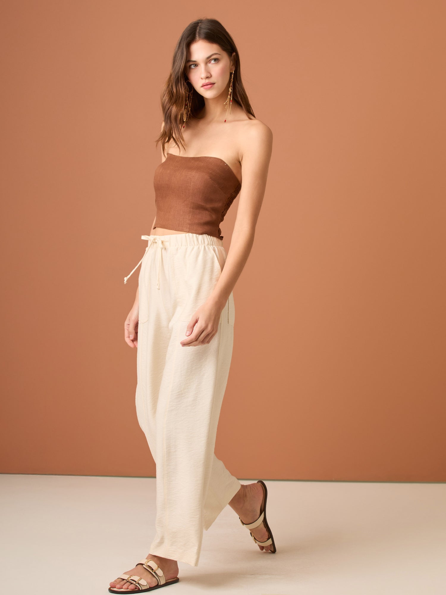 Pantalon Largo Balbora Vainilla