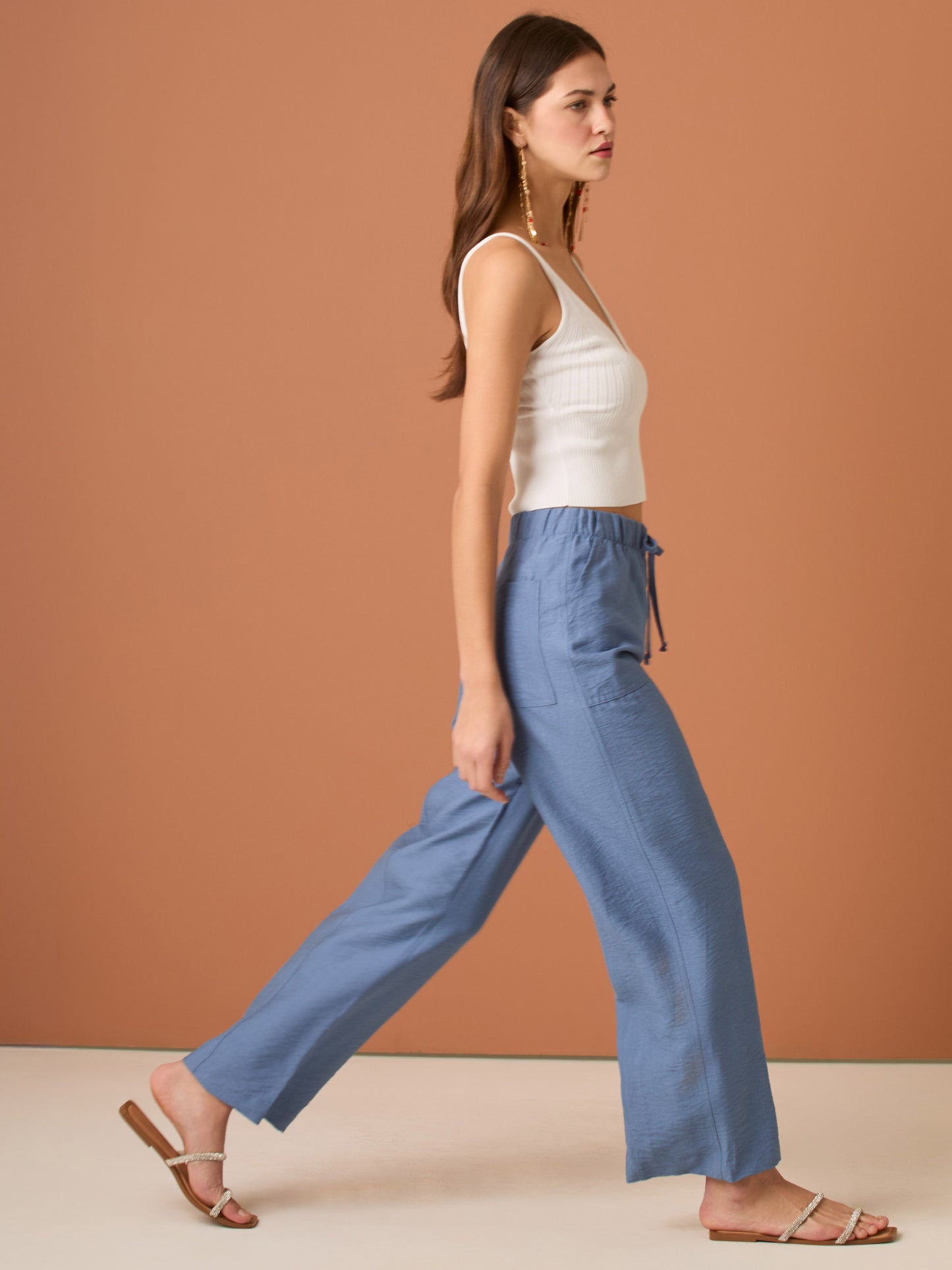 Pantalon Largo Balbora Indigo