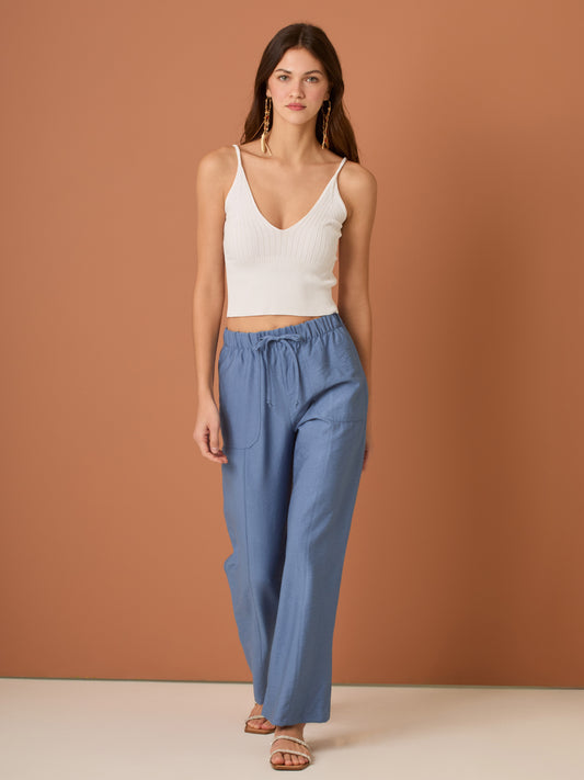 Pantalon Largo Balbora Indigo