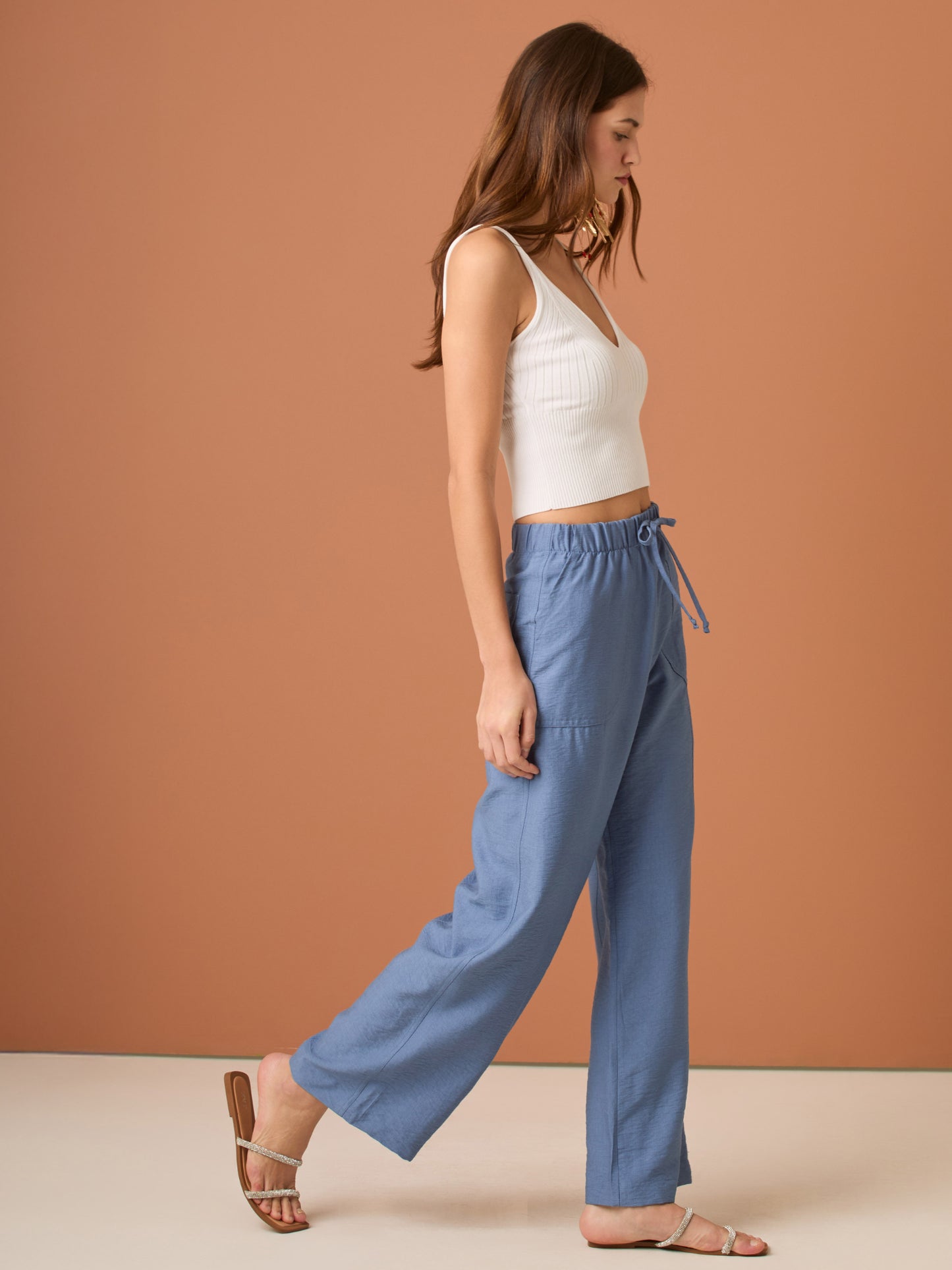 Pantalon Largo Balbora Indigo