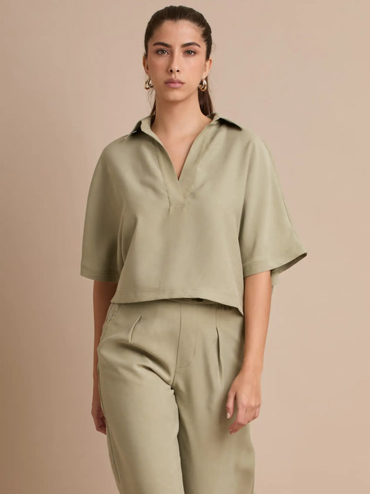 Blusa Romalia Olivo