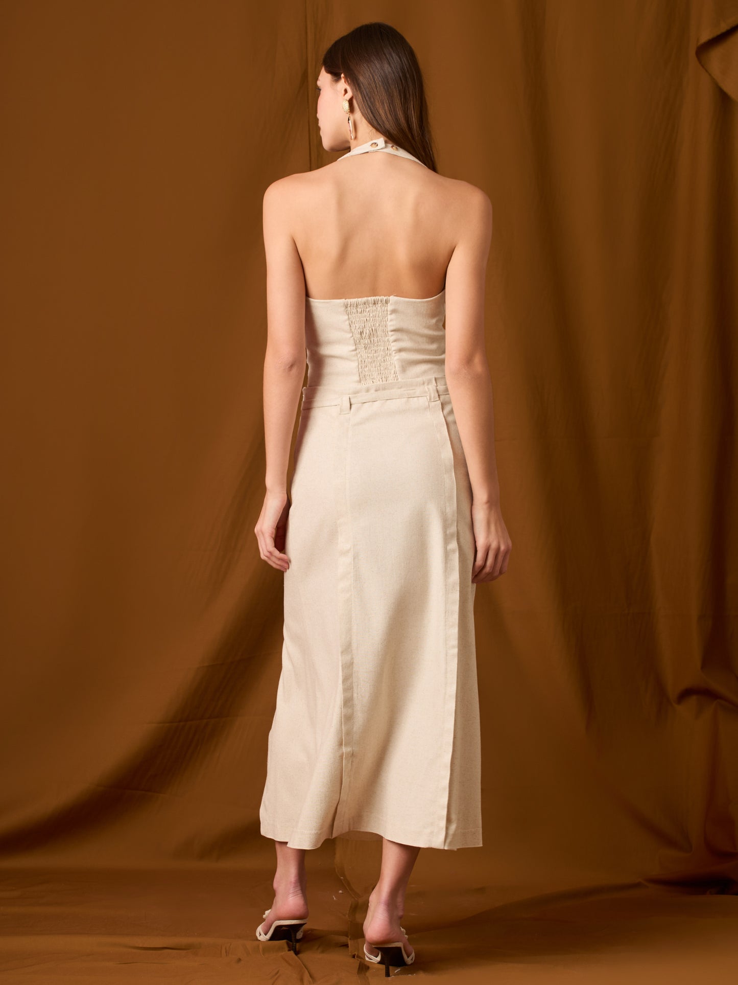 Falda Larga Zina Natural