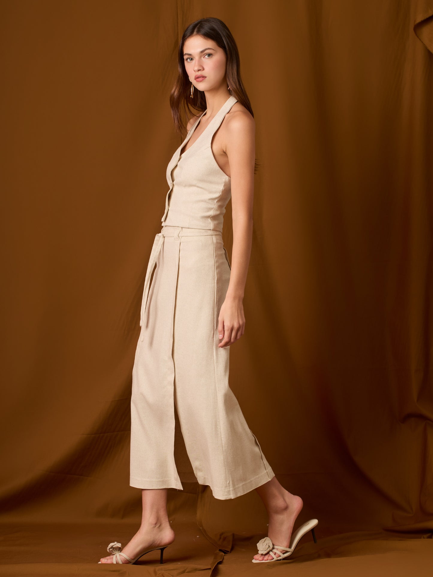 Falda Larga Zina Natural