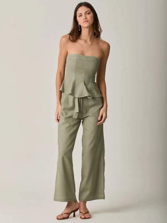 Pantalon Larga Galvana Olivo